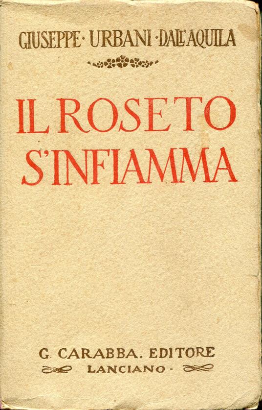 Il roseto s'infiamma - copertina