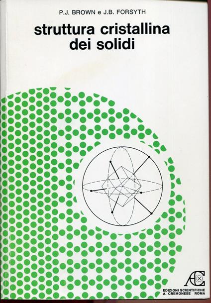 Struttura cristallina dei solidi - copertina
