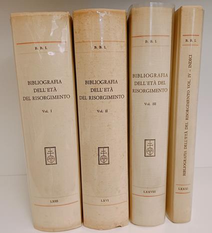 Bibliografia dell'età del Risorgimento. In onore di Alberto M. Ghisalberti. Volumi 1-4 (Indici) - Alberto M. Ghisalberti - copertina