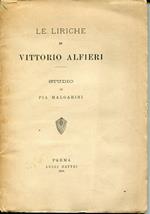 Le liriche di Vittorio Alfieri
