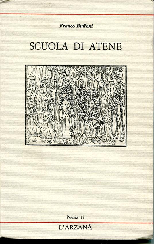 Scuola di Atene - Franco Buffoni - copertina