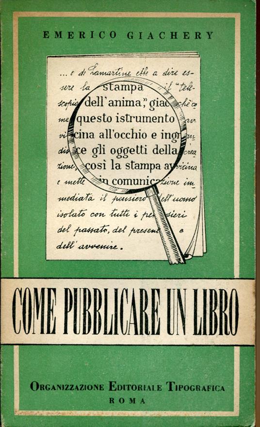 Come pubblicare un libro - Emerico Giachery - copertina