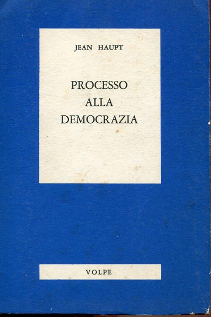Processo alla democrazia - copertina