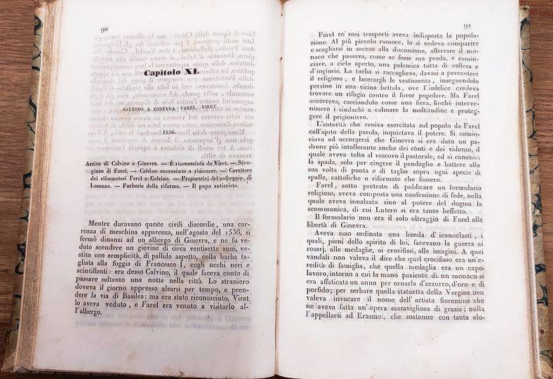 Storia della vita, delle opere e delle dottrine di Calvino. Prima versione italiana. Volume 1 e 2