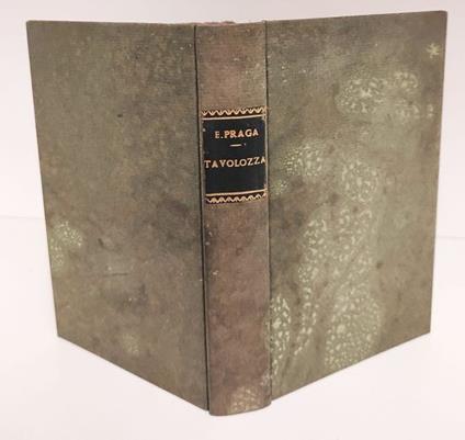 Tavolozza, 2. ed. preceduta da un profilo di Emilio Praga - Emilio Praga - copertina