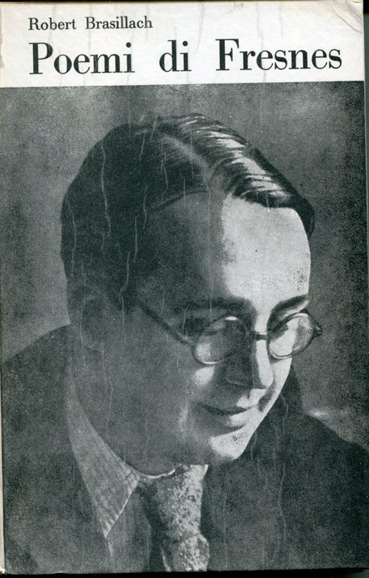 Poemi di Fresnes - Robert Brasillach - copertina