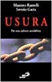 Usura. Per una cultura antidebito - Massimo Rastrelli,Massimo Rastrelli - copertina