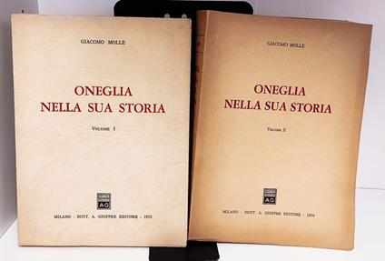 Oneglia nella sua storia, volume 1 e 2 - copertina