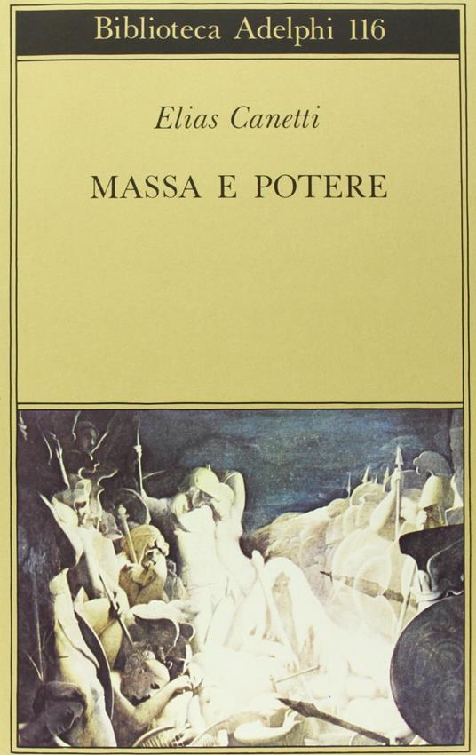 Massa e potere - Elias Canetti - copertina