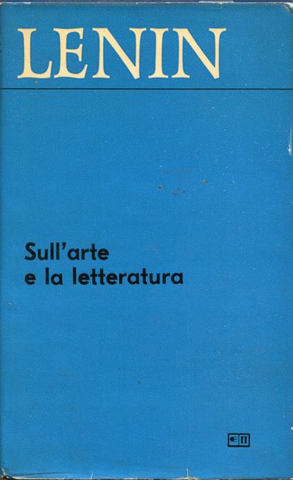 Sull'arte e la letteratura - Lenin - copertina