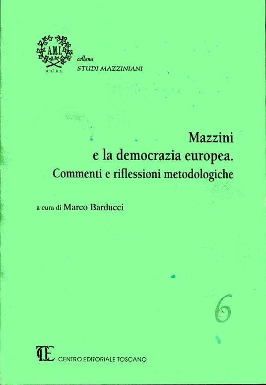 Mazzini e la democrazia europea - copertina