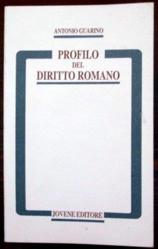 Profilo del diritto romano - Antonio Guarino - copertina