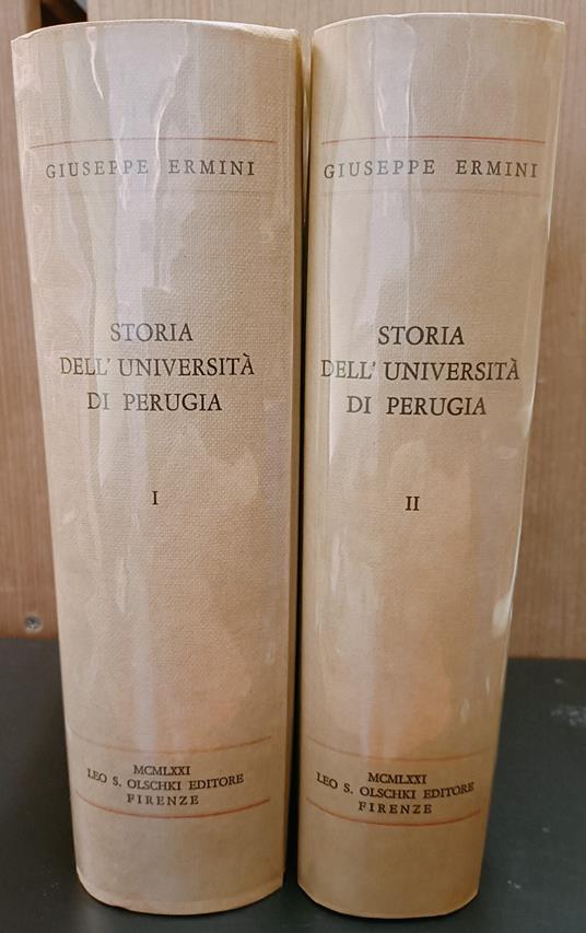 Storia dell'Università di Perugia. Volumi I-II - Giuseppe Ermini - copertina