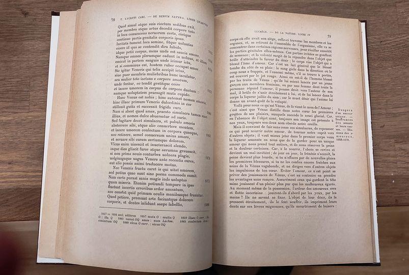 De la nature : livre quatrieme, introduction, texte, traduction et notes par Alfred Ernout