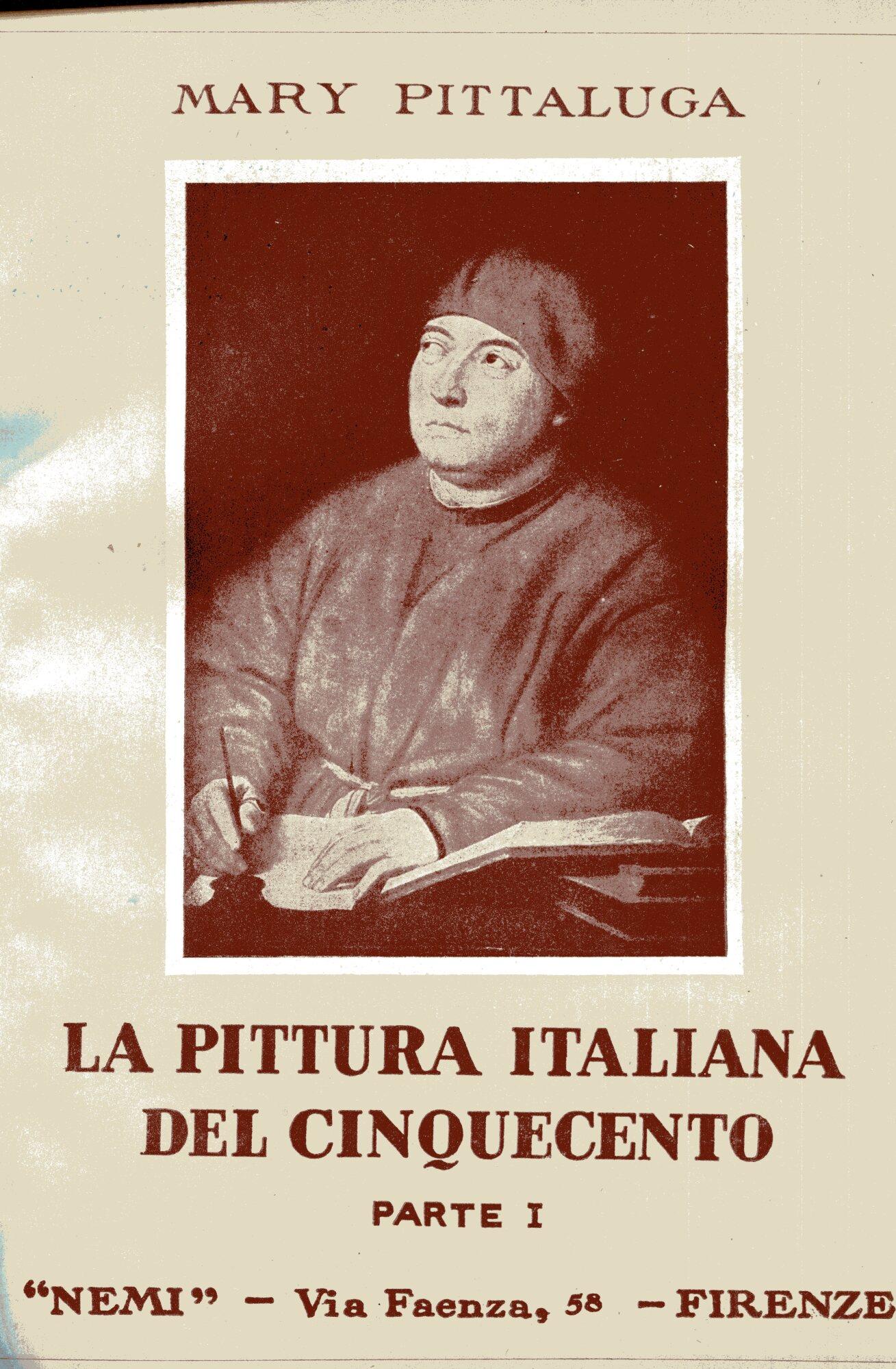 L' architettura italiana del cinquecento. Unito insieme a: Mary Pittaluga, La pittura italiana del cinquecento Parte I e II Giuseppe De Locu, L' architettura italiana del seicento e del settecento Parte I e II Giuseppe De Locu, La scultura italiana