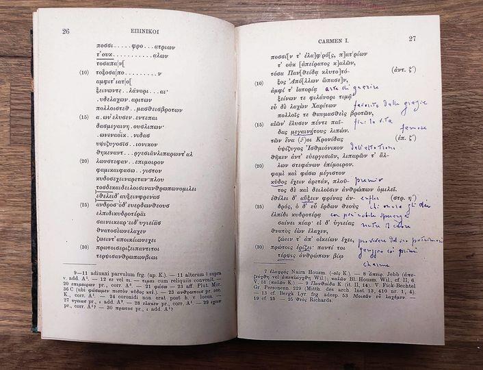 Bacchylidis Carmina cum fragmentis, edidit Fridericus Blass