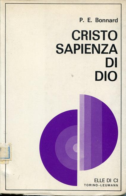 Cristo sapienza di Dio - copertina