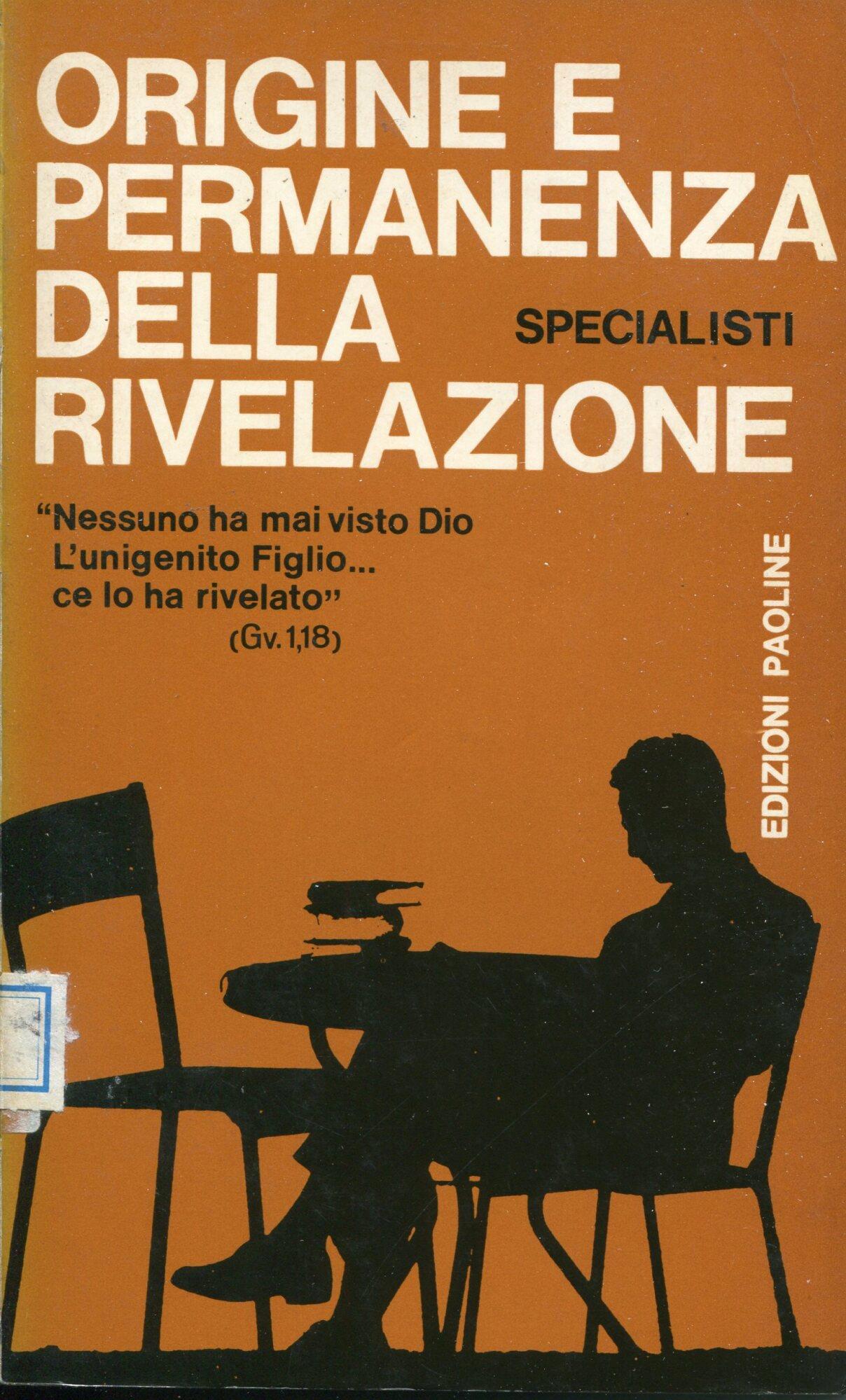 Origine e permanenza della rivelazione