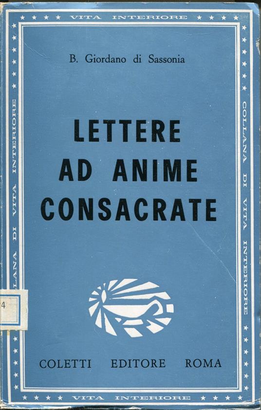 Lettere ad anime consacrate - copertina