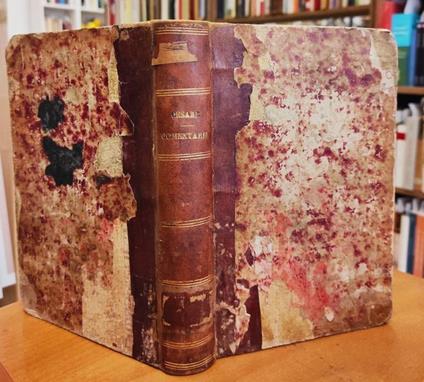 Comentarii di C. Giulio Cesare antica versione riveduta da Francesco Ambrosoli volume unico - copertina