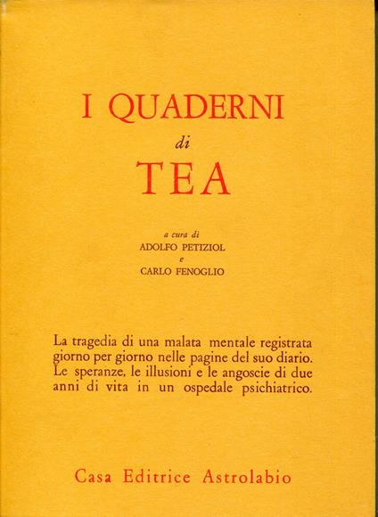 I quaderni di Tea - copertina