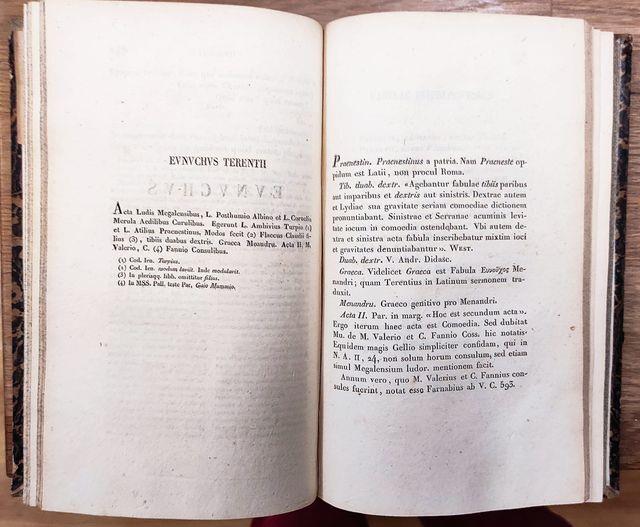 Publii Terentii Afri Comoediae ex recensione F. G. Perlet. Tomus primus -secundus