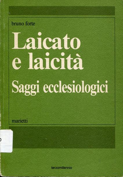 Laicato e laicità - copertina