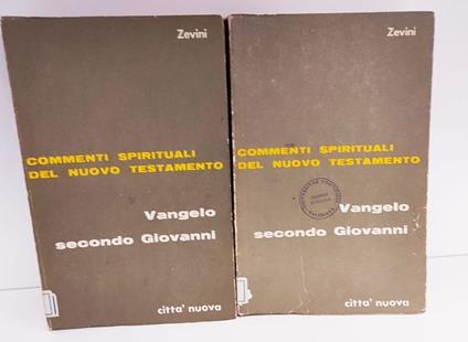 Vangelo secondo Giovanni. 2 volumi - copertina