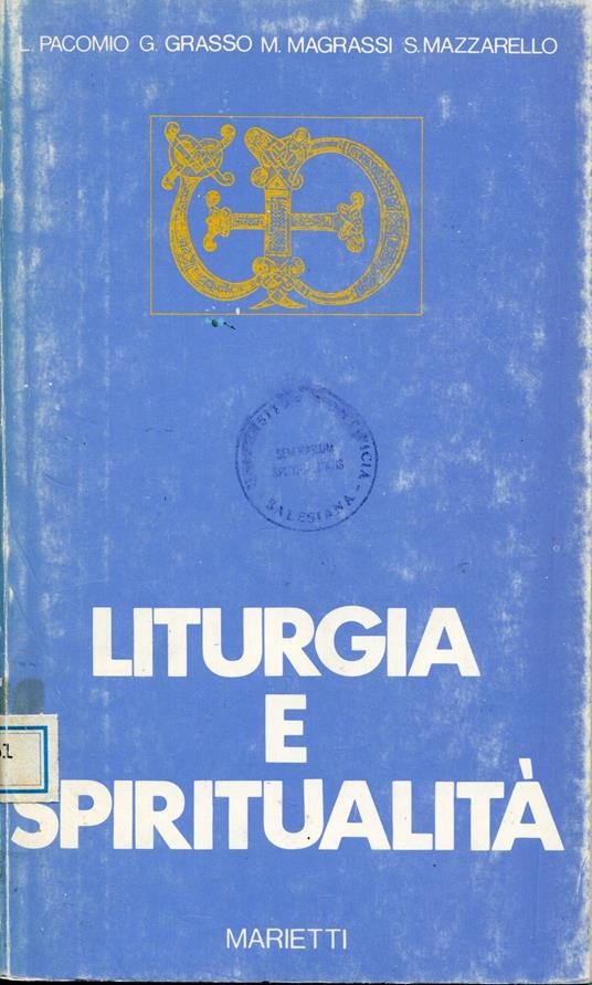 Liturgia e spiritualità - Luciano Pacomio - copertina