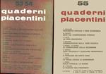 Quaderni piacentini. Periodico bimestrale. Anno XIII, n. 53-54, Anno XIV n, 55