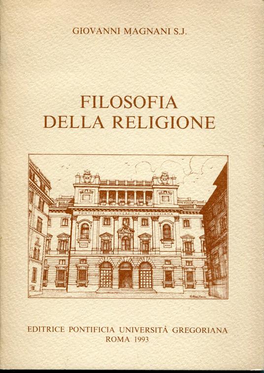 Filosofia della religione - Giovanni Magnani - copertina