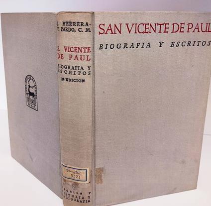 San Vicente de Paúl : biografia y selección de escritos - copertina