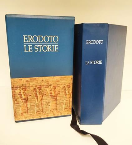 Le storie, traduzione introduzione e note di Luigi Annibaletto - Erodoto - copertina