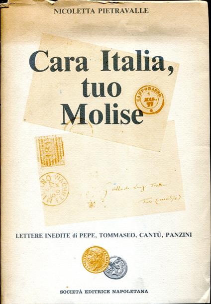 Cara Italia, tuo Molise. Lettere inedite di Pepe, Tommaseo, Cantù, Panzini - Nicoletta Pietravalle - copertina