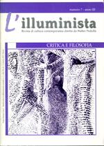 L' illuminista. Rivista di cultura contemporanea. Critica e filosofia. Anno III, n. 7
