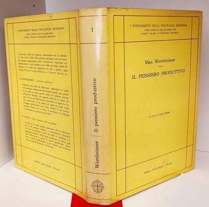 Il pensiero produttivo - Max Wertheimer - copertina