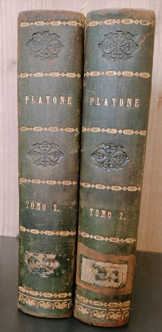 Platone compendiato e comentato da Lorenzo Martini. Tomo 1 e 2 - Platone - copertina