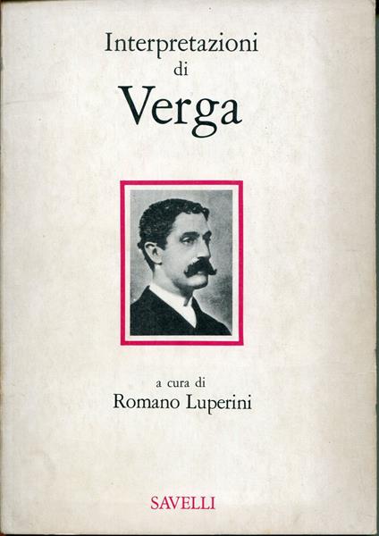 Interpretazioni di Verga - Romano Luperini - copertina