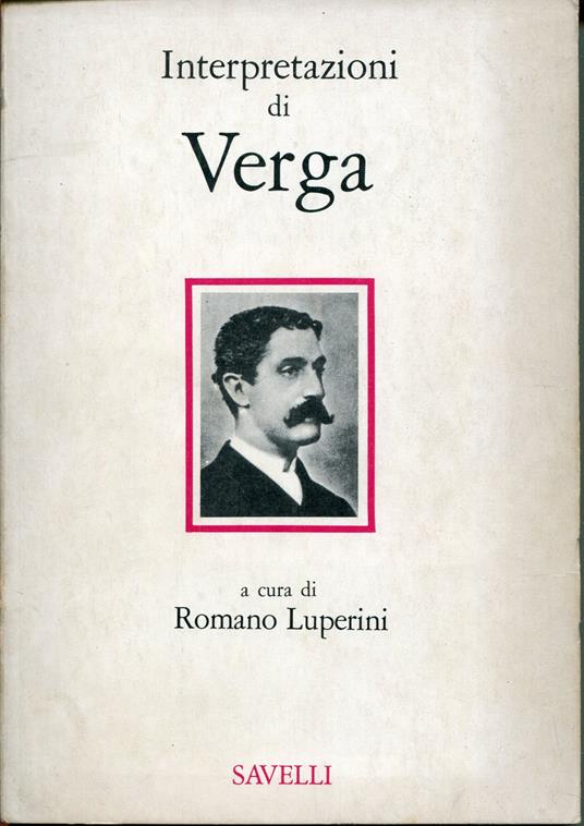 Interpretazioni di Verga - Romano Luperini - copertina