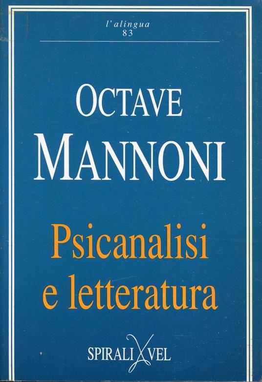 Psicanalisi e letteratura - Octave Mannoni - copertina