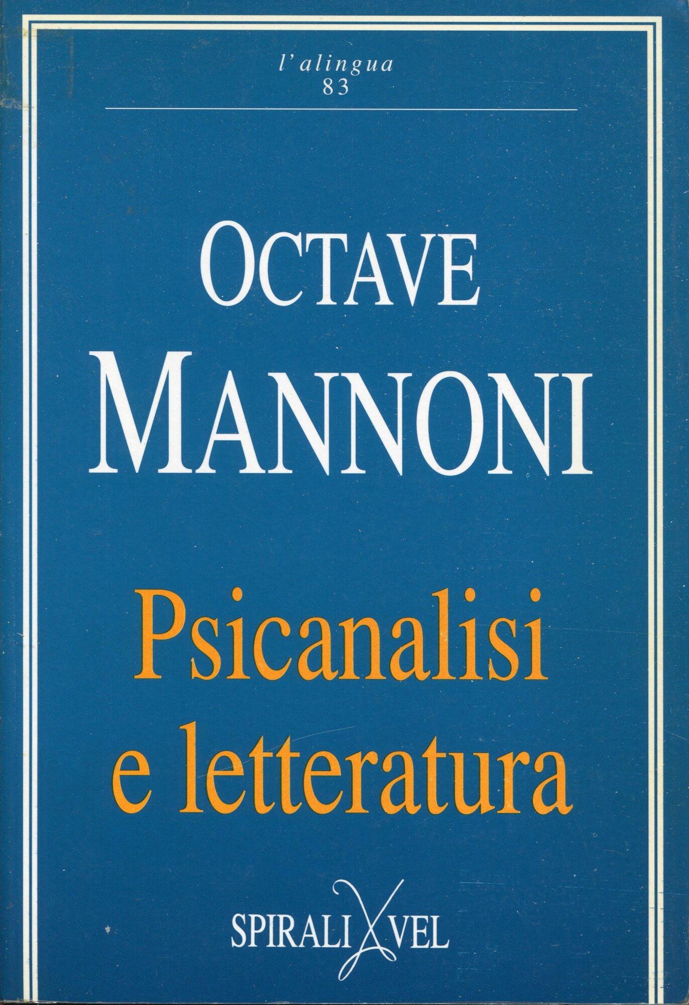 Psicanalisi e letteratura