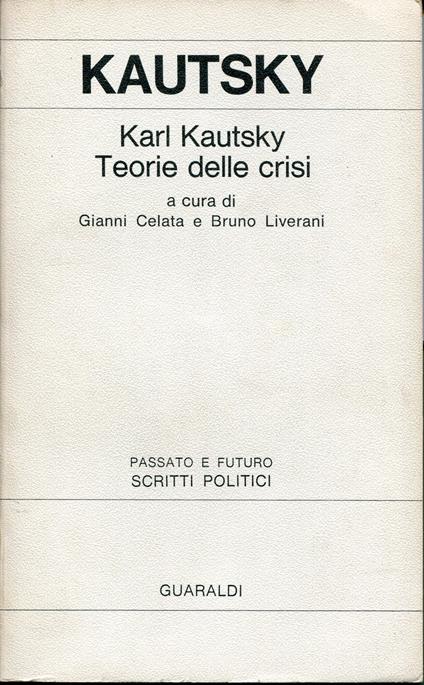 Teoria delle crisi - Karl Kautsky - copertina