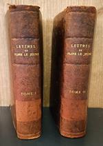 Lettres De Pline Le Jeune En Latin et En Français , Suivies Du Panégyrique De Trajan . Tome Premier et second