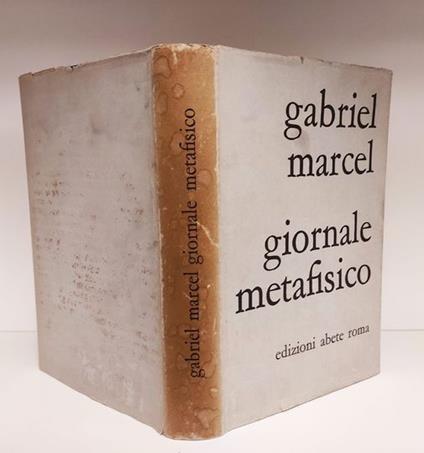 Giornale metafisico - Gabriel Marcel - copertina