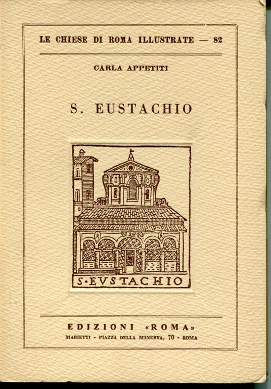 S. Eustachio, Le chiese di Roma illustrate 82 - copertina
