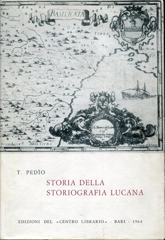 Storia della storiografia lucana - Tommaso Pedìo - copertina