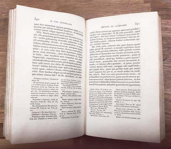M. Fabii Quintiliani Declamationes maiores et minores item Calpurnii Flacci ex recensione Petri Burmann. Tomus Quintus et Sextus