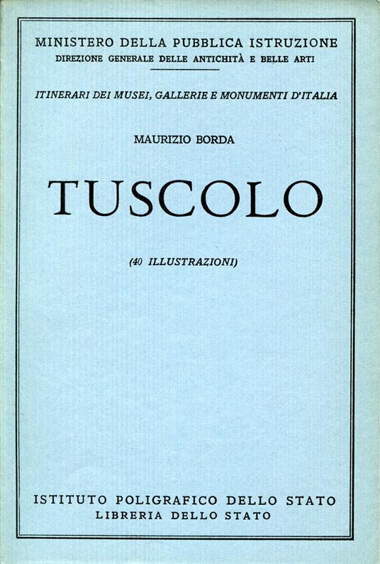 Tuscolo - Maurizio Borda - copertina