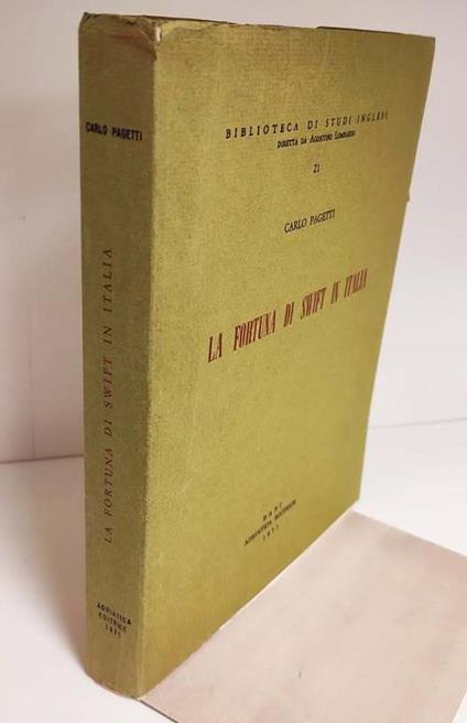 La fortuna di Swift in Italia - Carlo Pagetti - copertina