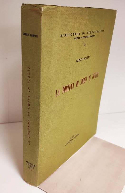 La fortuna di Swift in Italia - Carlo Pagetti - copertina
